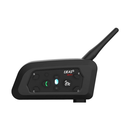 EJEAS V6 PRO+ МОТОЦИКЛЕТНИЙ INTERCOM MAX 800M 6 PEOPLE MESH BT 5.1 ДОДАТОК