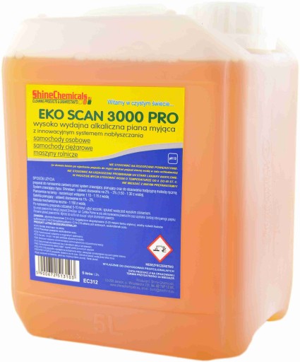 EKO SCAN 3000 PRO 5L ПІНА + ІННОВАЦІЙНИЙ БЛИСК