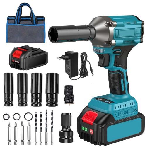 ЭЛЕКТРИЧЕСКАЯ АККУМУЛЯТОРНАЯ УДАРНАЯ ДРЕЛЬ/ПРИВОД 550 НМ С АККУМУЛЯТОРНОЙ БАТАРЕЕЙ 4 АЧ, 21 В