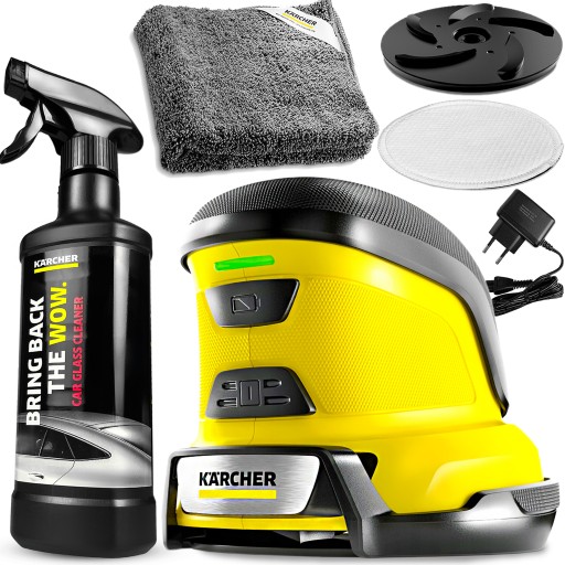 ЕЛЕКТРИЧНИЙ СКРЕБОК ДЛЯ ВІКОН KARCHER EDI 4 + ВСЕСЕЗОННИЙ НАБІР ДЛЯ СКЛА XXL