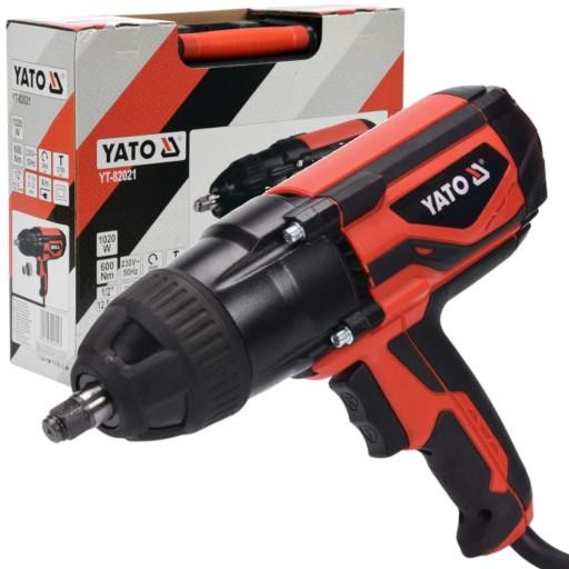 ЭЛЕКТРИЧЕСКИЙ УДАРНЫЙ КЛЮЧ 1/2 1020 Вт 600 Нм YATO