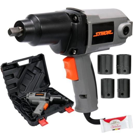 ЭЛЕКТРИЧЕСКИЙ УДАРНЫЙ КЛЮЧ 800 Вт/ 325 НМ STHOR 57091