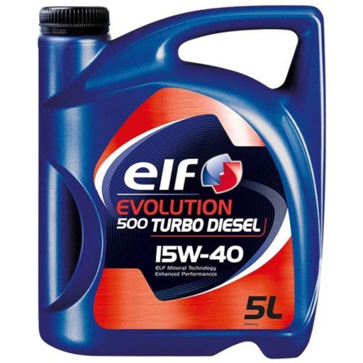 ELF Evolution 500 Turbo Diesel 15W40 5L