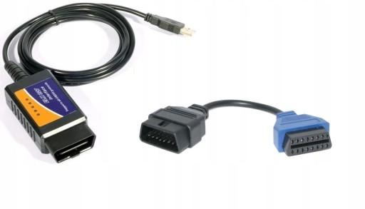 ELM 327 + адаптер MultiECUscan FIAT ALFA LANCIA