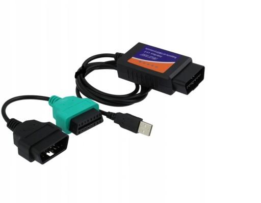 ELM 327 + адаптер MultiECUscan FIAT ALFA LANCIA