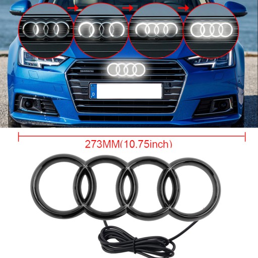 A96585200 - ЭМБЛЕМА AUDI 273 ММ ЛОГОТИП НА СЕТКЕ ммн