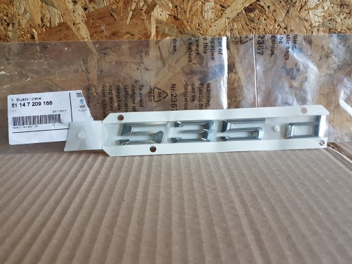 ЕМБЛЕМА КРИШКИ БАГАЖНИКА BMW 5 F11 535d НОВИЙ ОРИГІНАЛ!!!