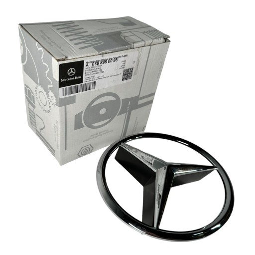 ЭМБЛЕМА ЛОГОТИП ЗВЕЗДА С РЕШЕТКОЙ MERCEDES A6388880086 165 ММ