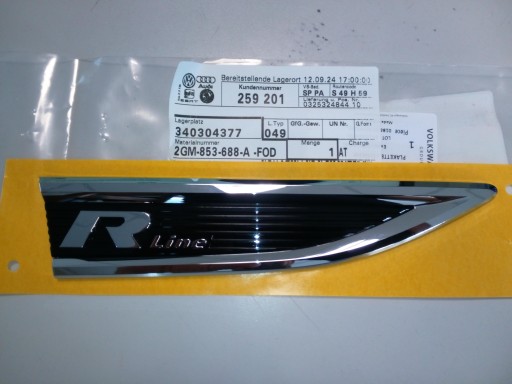 ЭМБЛЕМА ЛОГОТИП VW T-ROC 2GA853688A НОВЫЙ ОРИГИНАЛ*