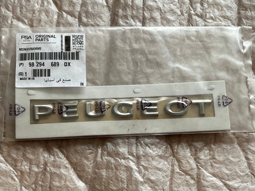 ЕМБЛЕМА ЛОГОТИП PEUGEOT 508 II 18- 98294689DX