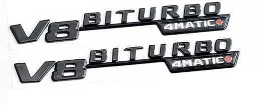 ЭМБЛЕМА, ИНСТРУКЦИЯ, ЗНАК Mercedes на крыле V8 Biturbo 4M+