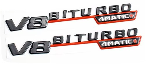 ЭМБЛЕМА, ИНСТРУКЦИЯ, ЗНАК Mercedes на крыле V8 Biturbo 4M+