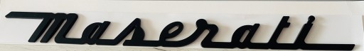 ЕМБЛЕМА Напис БЕЙДЖ MASERATI LOGO MATT BLACK