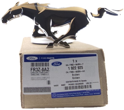 ПЕРЕДНЯ ЕМБЛЕМА SILVER HORSE MUSTANG 2015-2019 _ 1922925 _ FR3B-8A224-AD