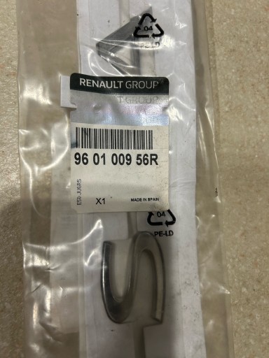 ЭМБЛЕМА RENAULT ESPACE OE 960100956R