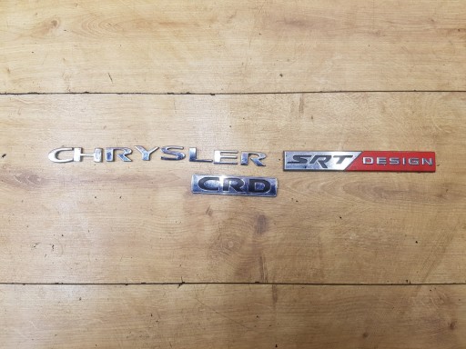 ЕМБЛЕМА БЕЙДЖ НАБІР ІНСТРУКЦІЙ CHRYSLER 300C CRD SRT DESIGN