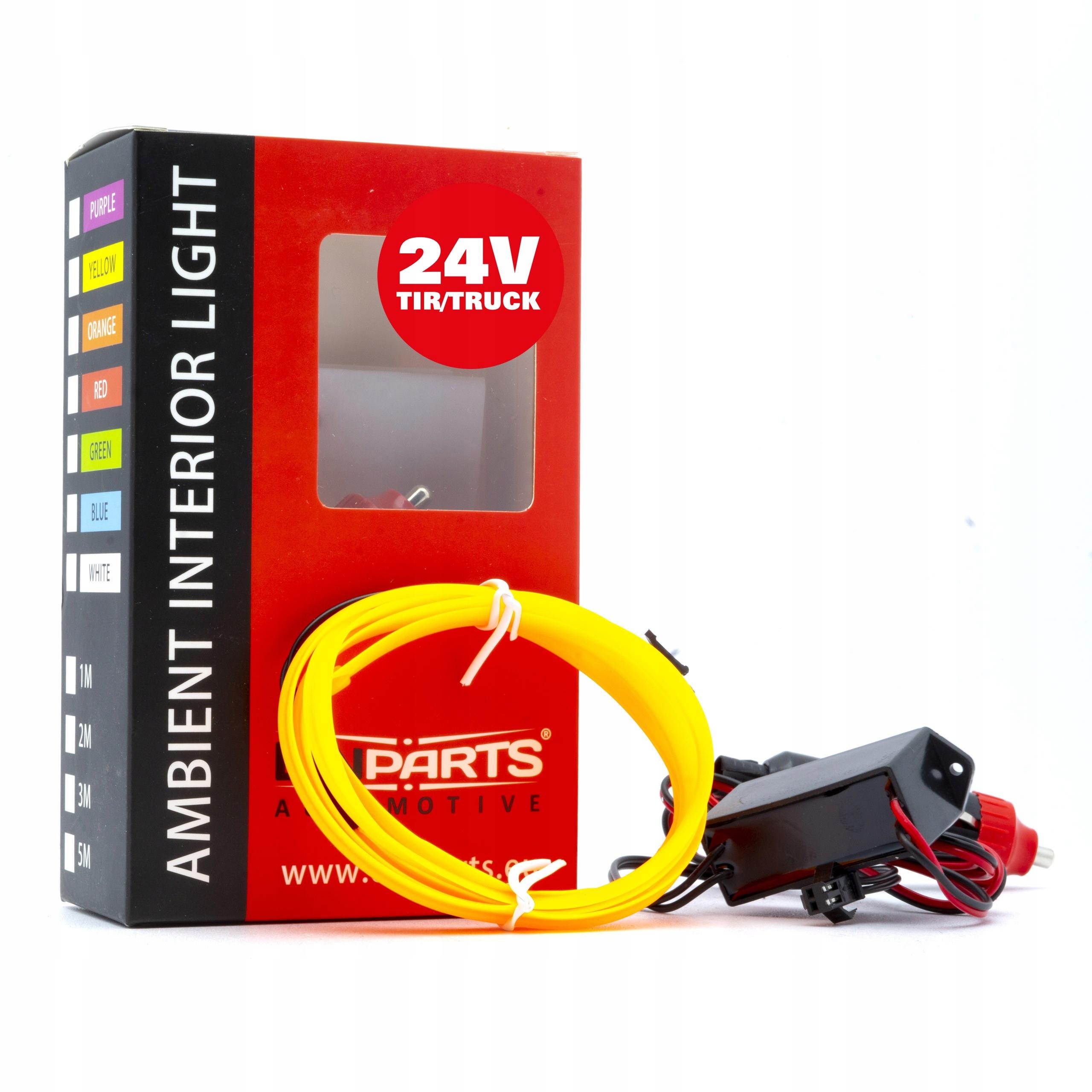 EPAL1M БУРШТИНОВЕ СВІТЛОДІОДНЕ ОПТИЧНЕ ВОЛОКНО 1 МЕТР 24В