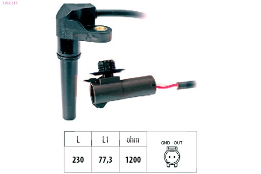 1.953.617 - EPS ДАТЧИК ПОЛОЖЕННЯ ВАЛУ RENAULT