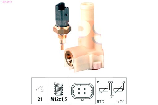 1.830.286K - EPS FIAT ДАТЧИК ТЕМПЕРАТУРИ ВОДИ