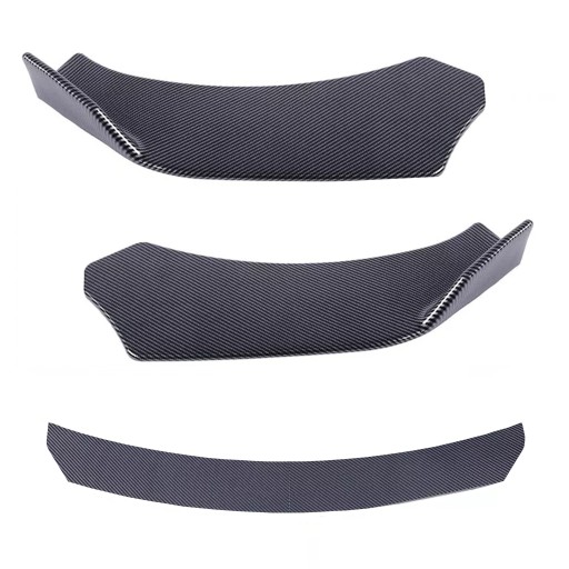 EPTUNING025 РАЗДЕЛИТЕЛЬ ПЕРЕДНЕГО БАМПЕРА АВТОМОБИЛЯ - ЧЕРНЫЙ КАРБОН