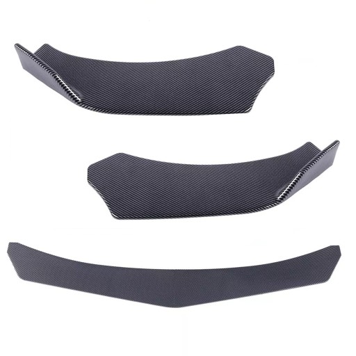 EPTUNING027 РАЗДЕЛИТЕЛЬ ПЕРЕДНЕГО БАМПЕРА АВТОМОБИЛЯ - ЧЕРНЫЙ КАРБОН