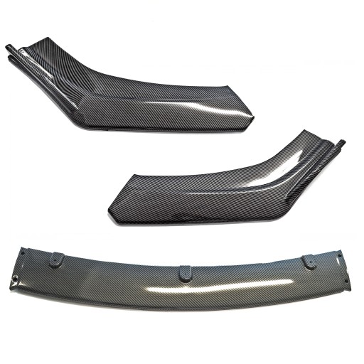 EPTUNING029 РАЗДЕЛИТЕЛЬ ПЕРЕДНЕГО БАМПЕРА АВТОМОБИЛЯ - ЧЕРНЫЙ КАРБОН