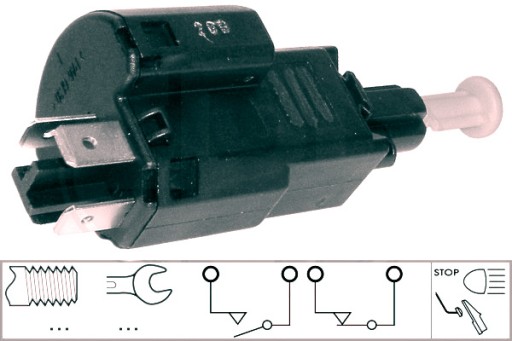 330529 - ВЫКЛЮЧАТЕЛЬ СТОП-СИГНАЛОВ ERA GENERAL MOTORS - OPEL - SAAB