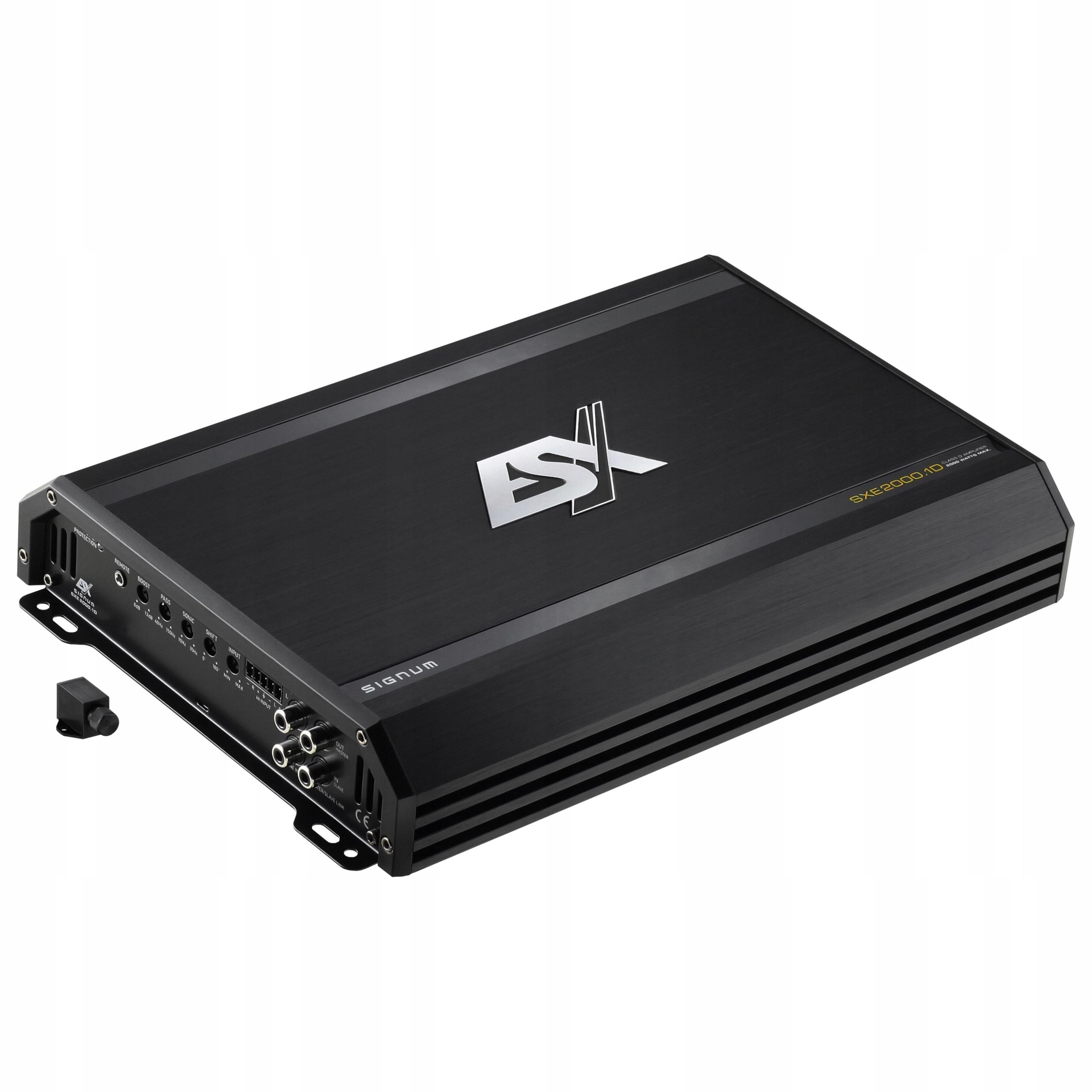 ESX sxe2000. 1 1-канальний підсилювач 1x1000 Вт / 1 ом