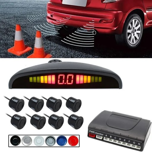 EURS 8 парковочные датчики android автомобильный светодиодный датчик парковки с 8