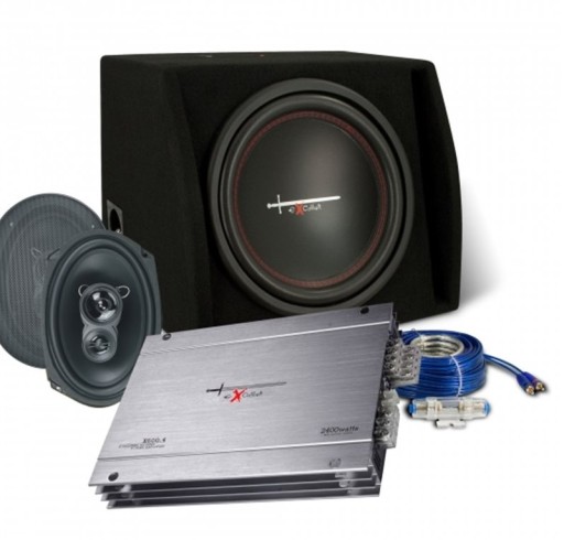 EXCALIBUR X2 TRUNK PACK X12.1BR сабвуфер, усилитель X600.4, динамики X693