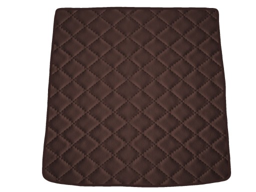 КОРИЧНЕВЫЙ коврик из экокожи для Audi Q5 рейка 2008-2016 гг.