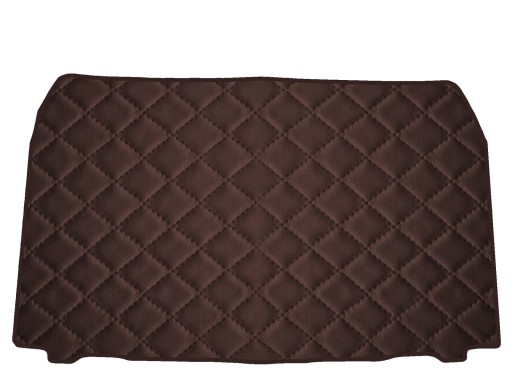 Коврик из экокожи КОРИЧНЕВЫЙ для Citroen DS3 Crossback без саба 2018-...