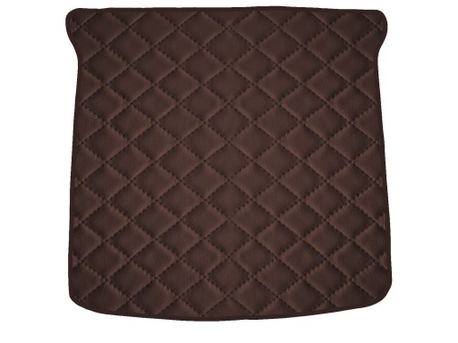 Килимок з еко шкіри КОРИЧНЕВОГО кольору на Dodge Journey 5/7 з 2 ряду 2008-2020 рр.