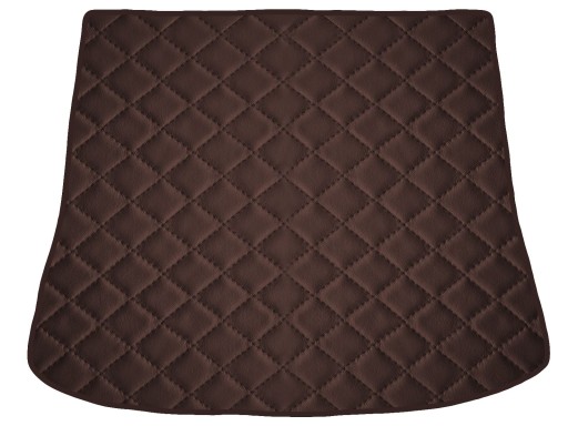 Килимок з еко шкіри КОРИЧНЕВОГО кольору для Ford Edge II 2016-2021