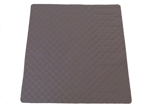 Коврик из экокожи КОРИЧНЕВЫЙ для электрического внедорожника Mercedes EQS X296 2022-... 7-местный