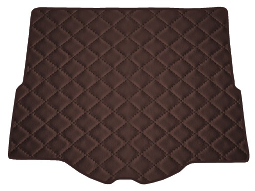 Коврик из экокожи КОРИЧНЕВЫЙ для Nissan X-Trail III T32 DB Facelift 5os 2017-2021 гг.
