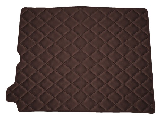Коврик из экокожи КОРИЧНЕВЫЙ для Peugeot 5008 II 7os 2017-...
