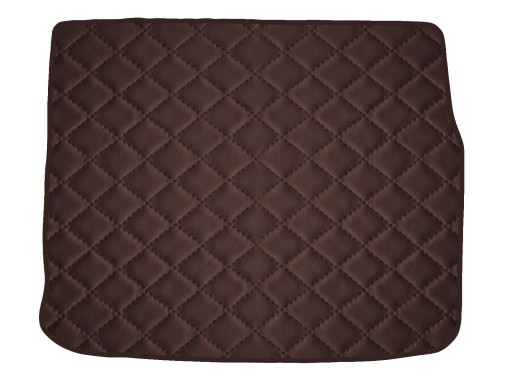 Килимок з еко шкіри КОРИЧНЕВОГО кольору для Renault Scenic 2003-2009 рр