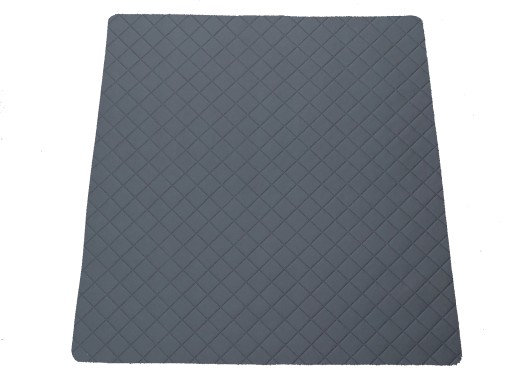 Коврик из экокожи ГРАФИТ для электрического внедорожника Mercedes EQS X296 2022-... 7 мест