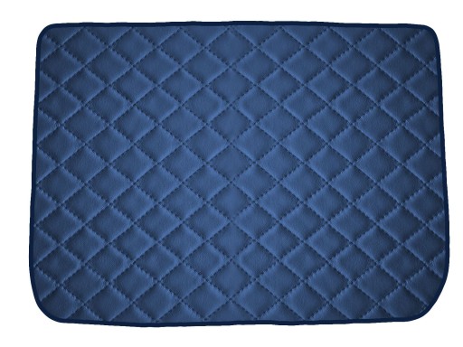 Коврик из экокожи ТЕМНО-СИНИЙ для Citroen C4 Picasso 2006-2013 гг.