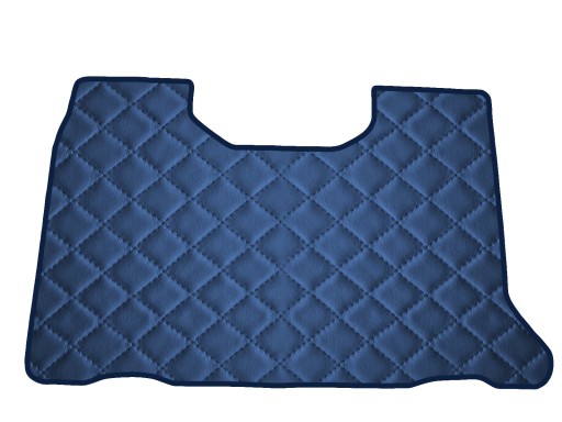 Килимок з екошкіри NAVY BLUE для Citroen DS3 Crossback з сабвуфером 2018-...