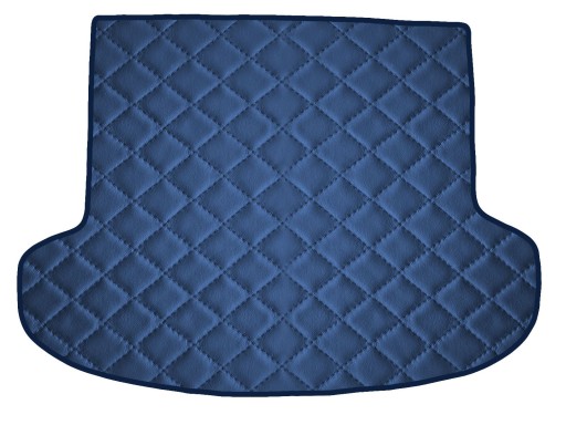 Коврик из экокожи ТЕМНО-СИНИЙ на Kia Ceed Cee'd SW универсал 2006-2012 гг.