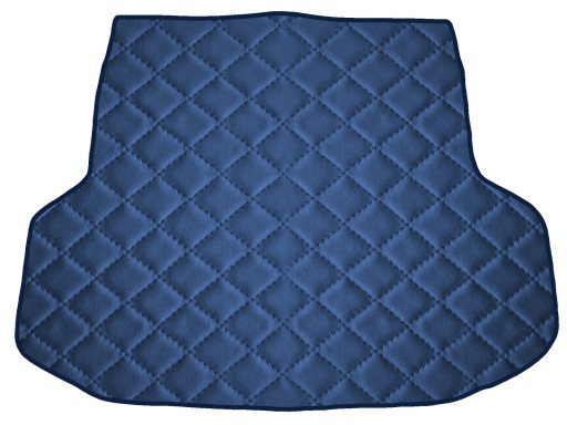 Коврик из эко-кожи ТЕМНО-СИНИЙ для Kia Ceed III Cee'd CD универсал с сабвуфером или без него
