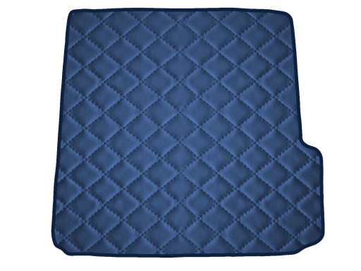 Коврик из экокожи ТЕМНО-СИНИЙ для Mercedes E S211 T универсал без левой выемки 2002-2009 гг.
