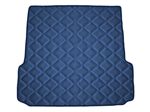 Коврик из экокожи ТЕМНО-СИНИЙ для Mercedes E S211 T универсал без выточек 2002-2009 гг.