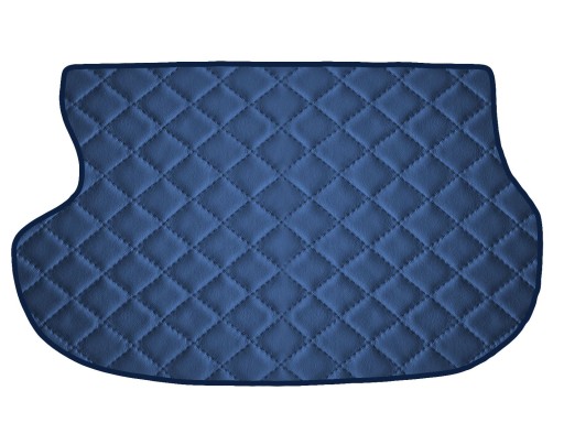 Коврик из экокожи ТЕМНО-СИНИЙ для Mitsubishi Outlander I 2003-2006 гг.