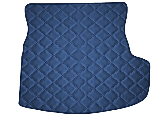 Коврик из экокожи ТЕМНО-СИНИЙ для Mitsubishi Outlander III DB 2012-2021 гг.