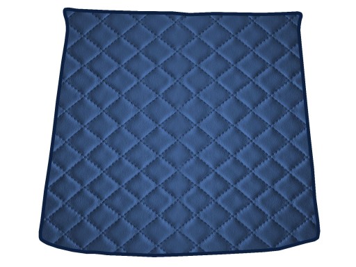 Коврик из экокожи ТЕМНО-СИНИЙ для Mitsubishi Outlander III Hybrid 2015-...