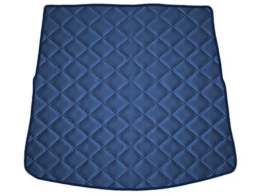Коврик из экокожи ТЕМНО-СИНИЙ на Seat Leon III универсал 2012-2020 гг.