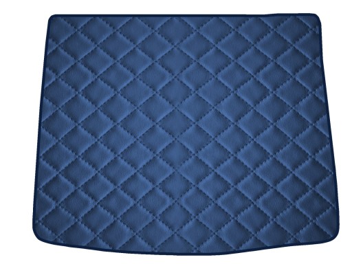 Килимок з екошкіри NAVY BLUE для Skoda Karoq GB 2017-...